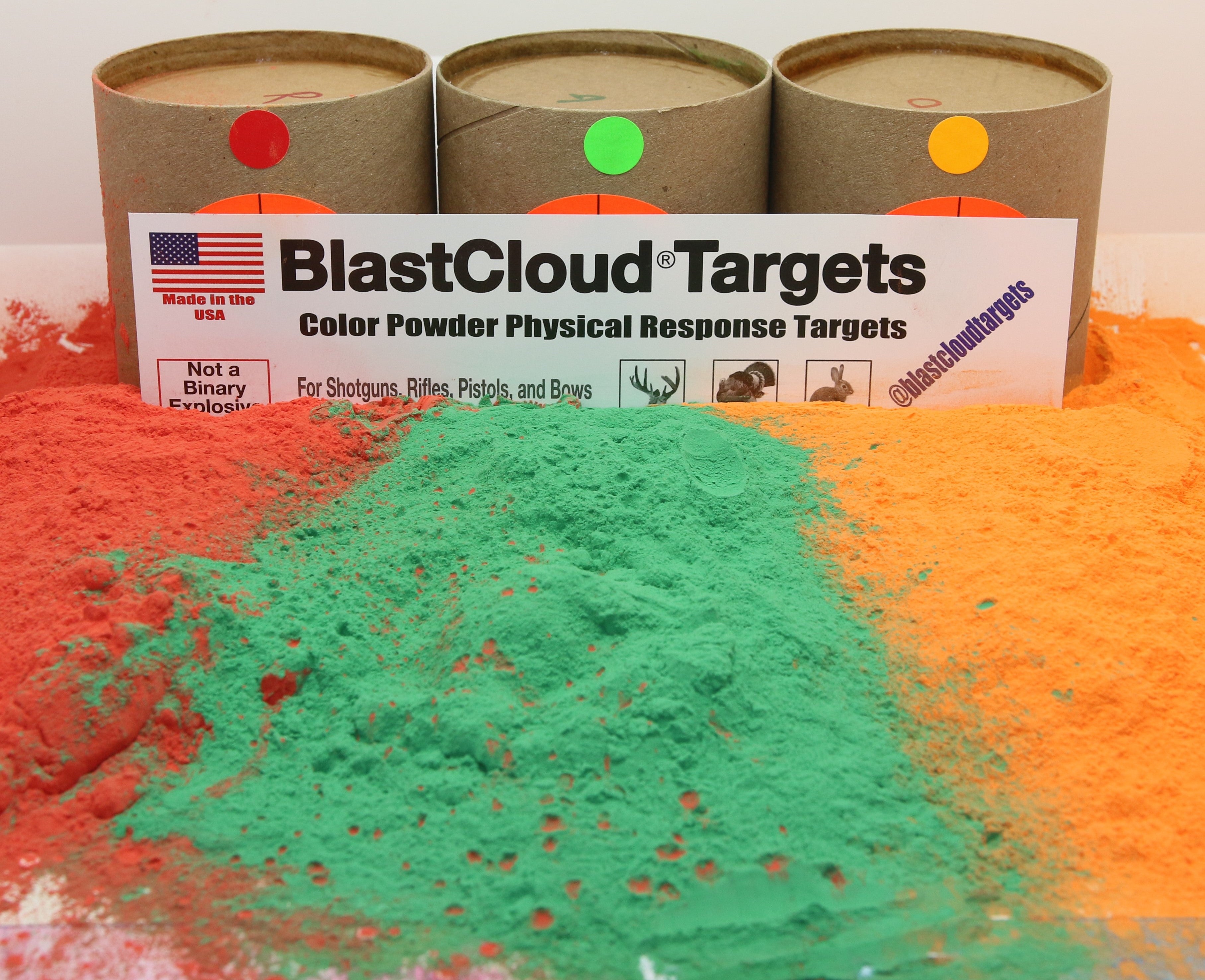 BlastCloud® Training Targets (standard 3 inch) - Multi Color 3 Target ...